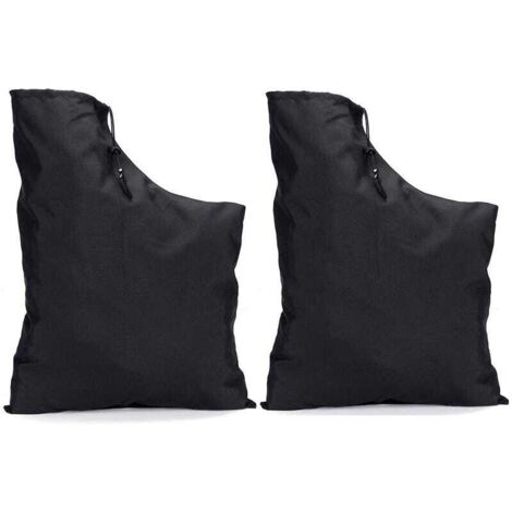 2 sacs d'aspirateur souffleur de feuilles, sac de rangement de rechange pour souffleur de feuilles, sac de collecte de feuilles avec fond zippé (1/5)