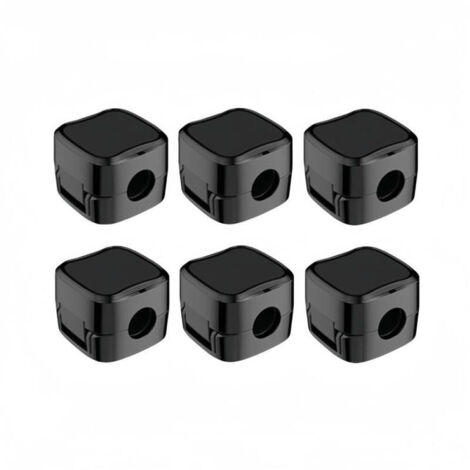 Clips de câbles magnétiques, gestion des câbles sous le bureau, supports de câbles autocollants pour bureau à domicile, noirs, 6 pièces. (1/5)