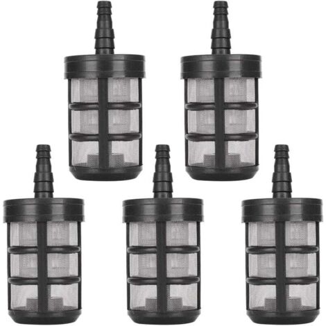 5 PCS Filtre de Tuyau d'arrosage DBAILY Acier Inoxydable Pompe D'aspiration D'eau Filtre Cryptage à Double Couche (1/5)