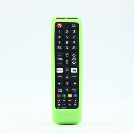 Étui de protection anti-poussière pour télécommande Samsung Smart TV (vert lumineux) (1/5)