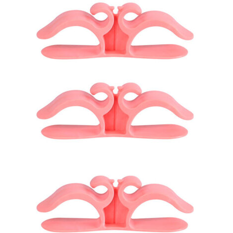Organisateur de cordon de cuisine, 9,6 x 3 cm, petit enrouleur de cordon multifonctionnel pour appareils de cuisine, rose, 3 pièces. (1/5)