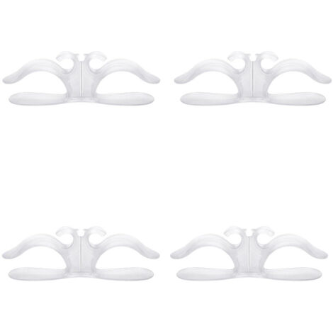 Organisateur de cordon de cuisine, 9,6 x 3 cm, petit enrouleur de cordon multifonctionnel pour appareils de cuisine, transparent, 4 pièces. (1/5)