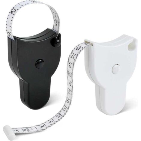 2 Pièces Metre Ruban Couture, Ruban Mesure Corps Double Face pour Mesures Corporelles, Rétractable Metre Couture (1/5)