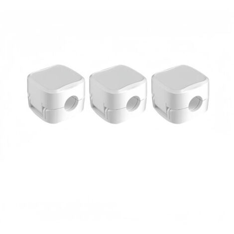 Clips de câbles magnétiques, gestion des câbles sous le bureau, supports de câbles autocollants pour bureau à domicile, blanc, 3 pièces. (1/5)