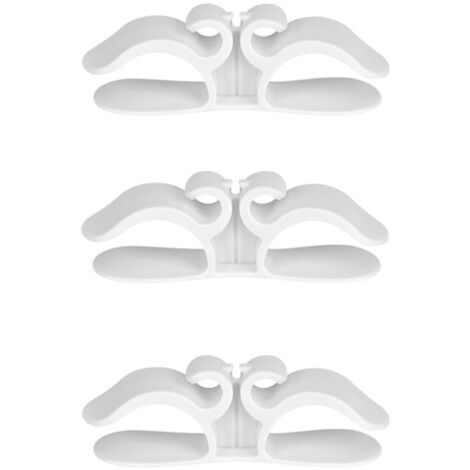Organisateur de cordon de cuisine, 9,6 x 3 cm, petit enrouleur de cordon multifonctionnel pour appareils de cuisine, blanc, 3 pièces. (1/5)