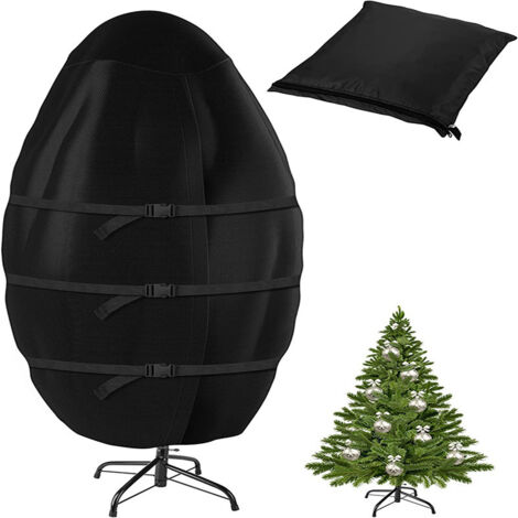 Sac de rangement vertical pour sapin de Noël (support non inclus) - Noir - 76 cm x 152 cm Décoration intérieure Petites décorations, Noir (1/5)