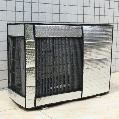 Housse anti-poussière pour unité extérieure de climatisation, housse imperméable et anti-UV, housse isolante en film aluminium, 865633cm (1/3)