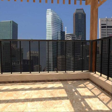 Filet de sécurité pour bébé, filet antichute, adapté aux escaliers, aux balustrades de balcon et aux clôtures, robuste et durable, 4,5×0,9M.