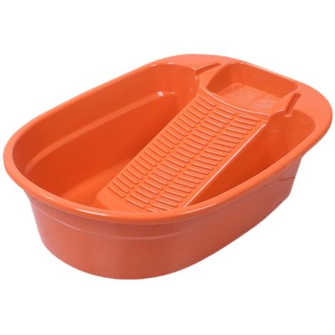 Lavabo avec planche à laver intégrée – conçu spécifiquement pour le lavage du linge à la main. (1/5)
