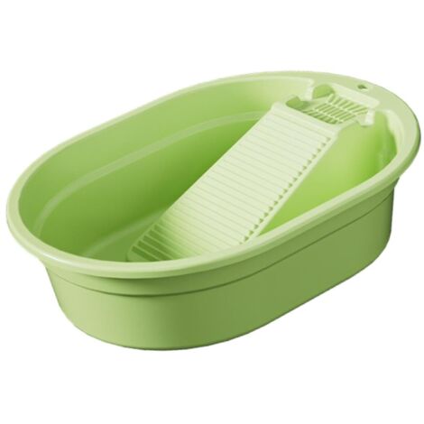 Lavabo avec planche à laver intégrée – conçu spécifiquement pour le lavage du linge à la main. (1/5)