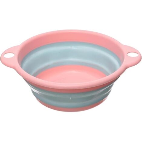 Collapsible Wash Basin Foldable Laundry Tub Household Round Washbasin Camping Basin Space Save Washtub Dish Washing Tub Portable Travel Basin Kitchen Sink Cat Dog Hanging Bathtub(Pack of 1) (1/5)