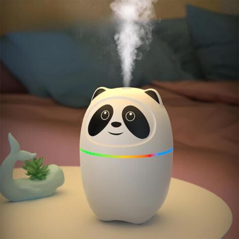 Humidificateur d'intérieur, humidificateur à brume froide, petit humidificateur d'air silencieux (blanc) (1/5)