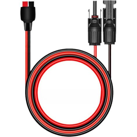 Rallonge étanche pour panneaux solaires, 10 AWG, 50 A, 600 V, adaptée aux centrales électriques et aux générateurs, longueur 1 mètre. (1/5)