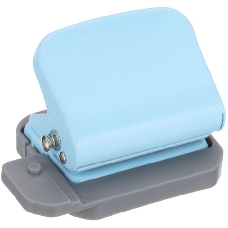 Perforadora de papel de 6 agujeros, perforadora de metal, capacidad para perforar 5 hojas, perforadora de hojas sueltas, material de oficina. (1/5)