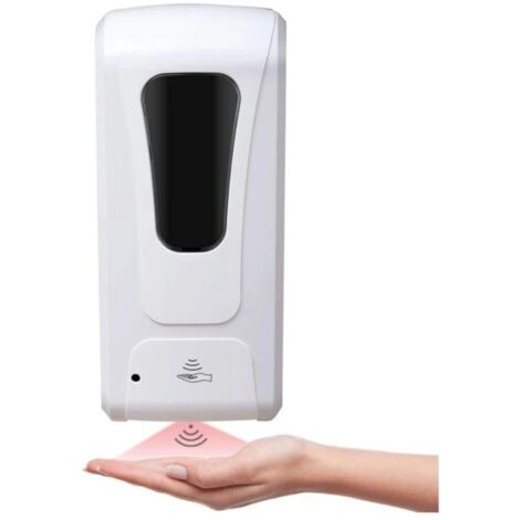 Distributeur de savon liquide sans contact automatique, mural, grande capacité, convient aux cuisines et salles de bains de la maison.