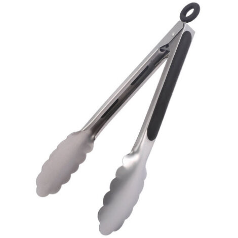 1 paire de pinces de cuisine de 26.5 cm - parfaites pour saisir les aliments, les salades et les grillades. (1/5)