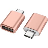 Adaptateur USB-C vers USB (lot de 2), adaptateur USB-C vers USB 3.0, adaptateur USB Type-C vers USB