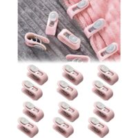 Pinces à couette, supports de draps, pinces à draps, 20 pinces pour housse de couette, attaches pour courtepointe, pinces à courtepointe