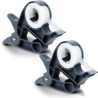 grises,Pinces à papier cadeau D'emballage, Wrapping Paper Gift Wrap Cutter, 2 Pièces Pinces De Table pour Emballage Cadeau De Noël, Outil d'emballage