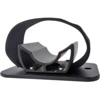Support de roue arrière de vélo en alliage d'aluminium, porte-vélos de toit pour voiture, avec sangles de fixation en nylon (noir)