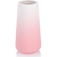 Vase en céramique rose, petit vase mignon pour fleurs d'herbes de la pampa, idéal pour la maison, le salon, une table ou une étagère.