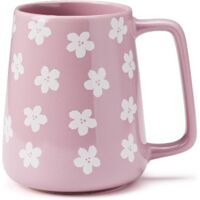 700ml Ceramic Coffee Mugs, Capacity Mug with Handle,Tea Cup,Dishwasher Microwave Safe,for Office and Home (violette)