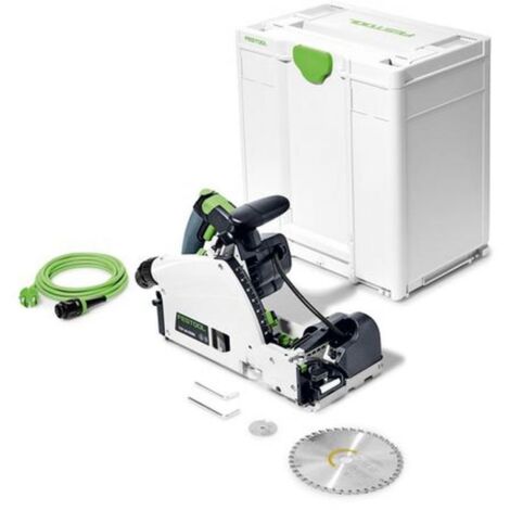 Scie plongeante Festool TSV 60 KEBQ-Plus - 576730 - Lame de scie circulaire, lame inciseur DIA, lucarne de visée, clés Allen, Systainer SYS3 M 437