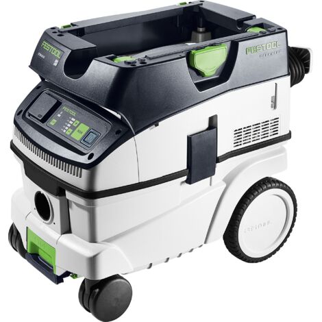 Festool – Aspirateur mobile CLEANTEC CTM 26 EI – 350-1200W, 26L, 24000Pa, classe M – Commande tactile, Bluetooth, pour chantiers et ateliers