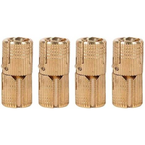 Charnières Cylindriques Invisibles en Laiton, Charnières à Barillet Cachées, Angle d\'Ouverture 180° (4 Pcs) (1/5)