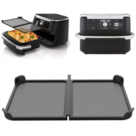 Air Fryer Ninja 10.4L AF500EU Anti Splash Silicone Accessories Compatible with Air Fryer Ninja Foodi 10.4L, Reusable Air Fryer Accessories (Foldable)