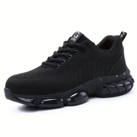 Chaussures de sécurité à bout en acier pour hommes, chaussures de travail anti-crevaison, chantier industriel et de construction-40 (1/5)
