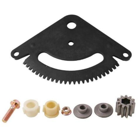 Kit de pignon et d\'engrenage de direction pour tracteurs tondeuses John Deere série LA 19 dents