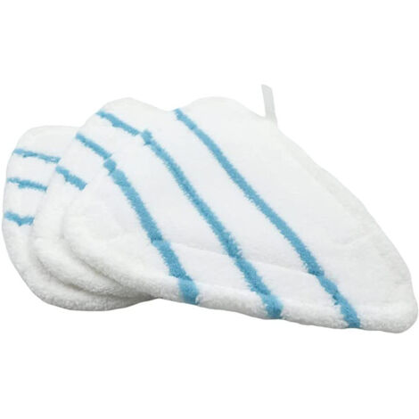 Housses en Microfibre Balai Vapeur Steam Accessoire Chiffons universel Triangle lavable pour Nettoyeur Vapeur Hot Spray, Blanc Microfibre Steam Mop Pads Lavables En Machine(lot de 3)-Fei Yu (1/5)