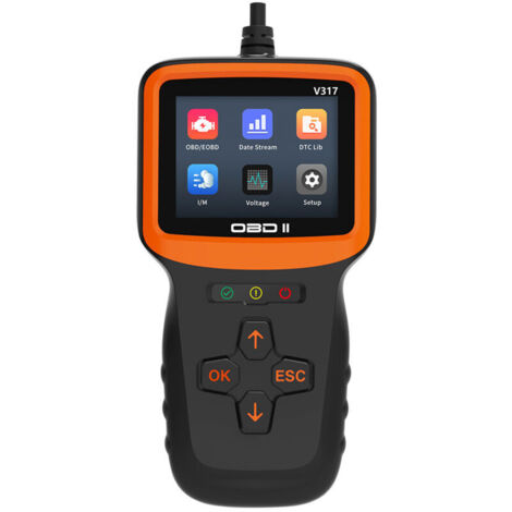 Ugreat – Lecteur de diagnostic OBD2 avec écran couleur 2,8 pouces – Compatible tous véhicules après 2000 – Fonctionnalités complètes OBDII