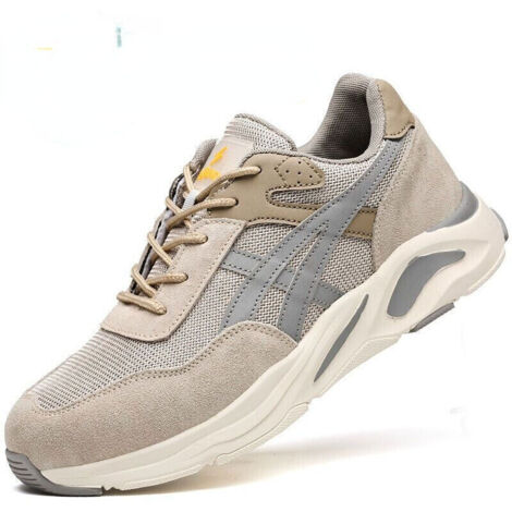 Chaussures de travail pour hommes et femmes, chaussures de sécurité légères et respirantes à capuchon en acier-37