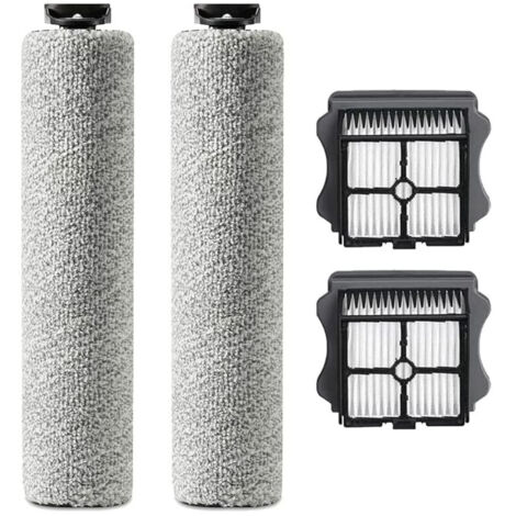 Ugreat – Rouleaux de brosse de rechange pour aspirateur Tineco iFloor 3 et Floor ONE S3 – 2 rouleaux en microfibre – 2 filtres inclus (1/5)