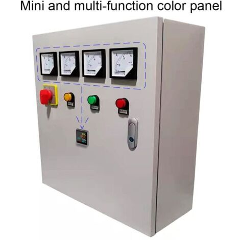 Mini Compteur D'Énergie Électrique Monophasé 110-220V 100A – Voltmètre Ampèremètre Wattmètre Avec Écran LCD HD Couleur, Facteur De Puissance & Fréquence