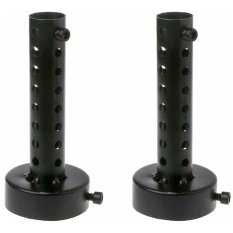 Ahlsen – Silencieux d'échappement de moto 60mm noir – Universel amovible pour pot d'échappement – Réduit le bruit – Métal durable