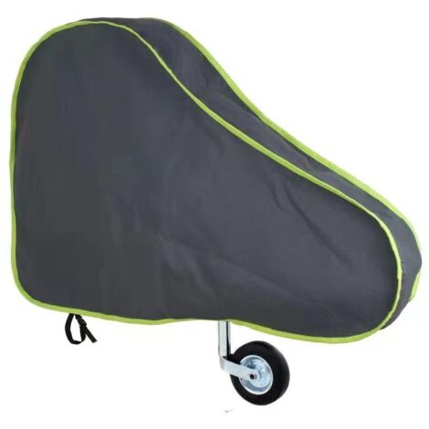 Ahlsen – Housse de protection pour timon de remorque – Matériau composite innovant – Dimensions 9561 cm – Bandes réfléchissantes pour sécurité