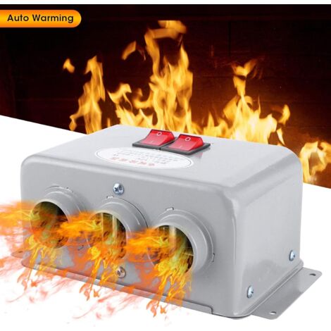 Chauffage Voiture 12V 800W – Dégivreur Portable Pare-Brise – Chaleur Rapide 5 Sec – Double Sortie D’Air
