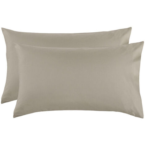 Ccykxa – Lot de 2 taies d'oreiller 51x76 cm en microfibre polyester – Douceur exceptionnelle – Lavable jusqu'à 60 °C – Fermeture à rabat