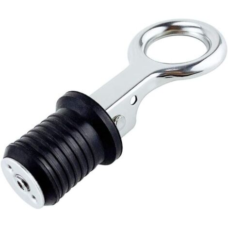 Ahlsen Bouchon de vidange pour bateau bouchon de vidange pour bateau en acier inoxydable poignée de vidange pour bateau bouchon de vidange pour bateau accessoires pour bateau (1/5)
