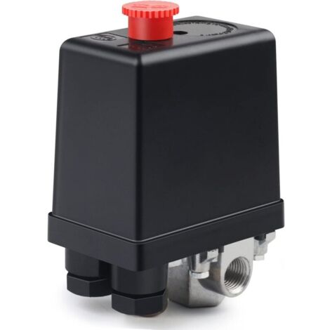 Ahlsen – Régulateur de pression d'air 220V – Soupape pour compresseur – Filetage G1/4 – Réduction rapide de pression – Débit 30% supérieur