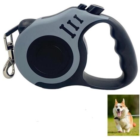 Laisse Enrouleur pour Gros Chien,Laisse Rétractable pour Chien de 3 Mètres,Laisse Chien Enroleur pour Le Dressage et Le Promenade