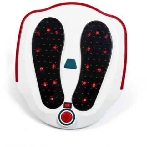Appareil Massage Pied pour La Circulation Sanguine Jambe et Appareil de Traitement de Relaxation Machine pour Le Corps - Blanc