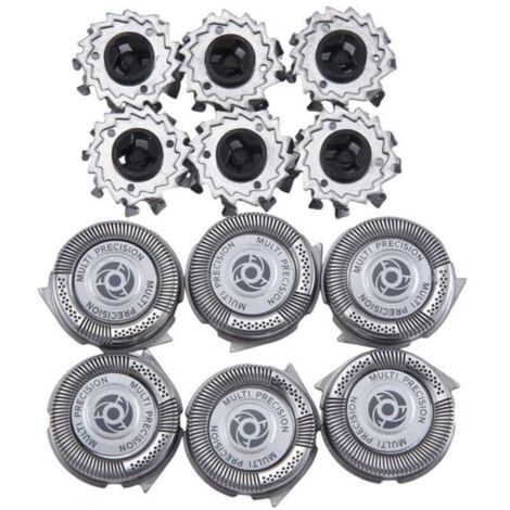 Paquet de 6 TêTes de Rechange SH50 pour Rasoirs Philips Norelco SéRie 5000, Lames MultiPrecision S5000 S5420 S5380 S5351