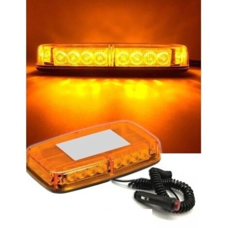 Gyrophare - LED - Mini Rampe de Toit - 24 LED - Stroboscopique - DC12V