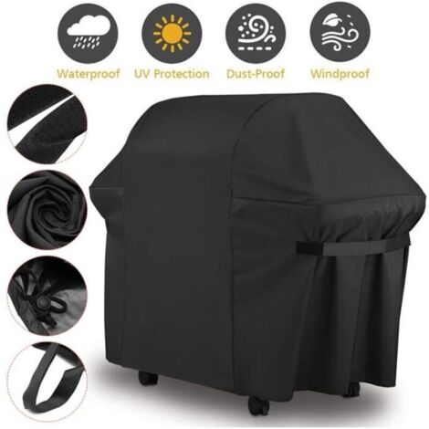 Housse Barbecue BBQ Protection Etanche Anti Poussière Anti Pluie 153x72x112CM (1/4)