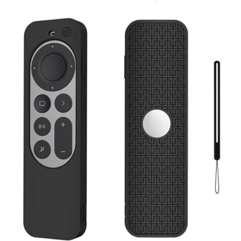 Silicone Coque Compatible Avec 2022 Apple Tv 4K (3E Génération)/Apple Tv 4K 2021 Siri Télécommande,Antidérapant Étui De Protection