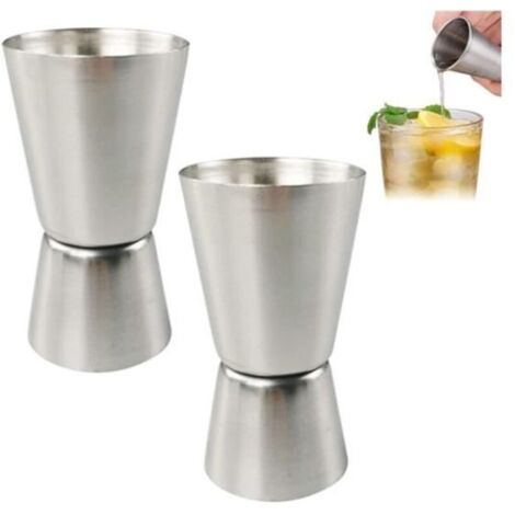 (Acier inoxydable)Doseur à Cocktail - Non spécifié - Double Doseur en Acier Inoxydable - Design Élégant - Pratique et Compact
